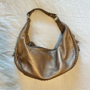 Y2K Gold Slouchy Hobo Bag